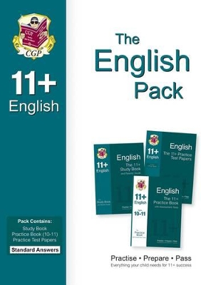 Book cover for 11+ English Bundle Pack - Standard Answers (for GL & Other Test Providers)