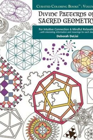 Cover of Divine Patterns of Sacred Geometry Coloring Book