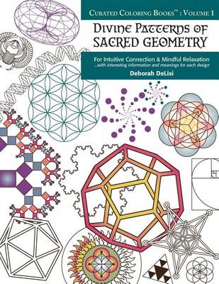 Book cover for Divine Patterns of Sacred Geometry Coloring Book