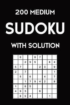 Book cover for 200 medium Sudoku with solution