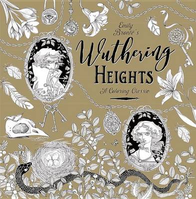 Book cover for Wuthering Heights: A Coloring Classic