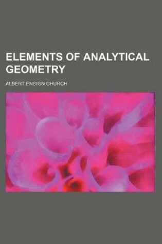 Cover of Elements of Analytical Geometry