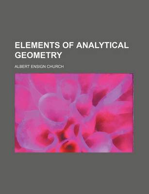 Book cover for Elements of Analytical Geometry