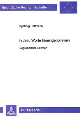 Book cover for In Jesu Worte Hineingenommen