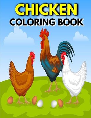 Book cover for Chicken Coloring Book