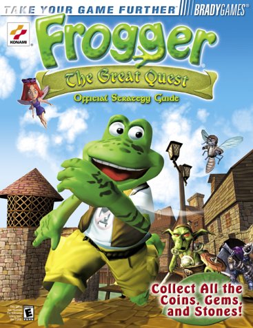 Book cover for "Frogger: the Great Quest" Official Strategy Guide