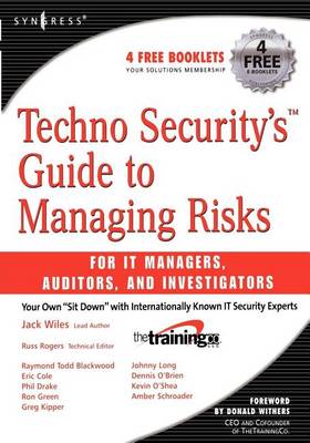 Book cover for Techno Security's Guide to Managing Risks for It Managers