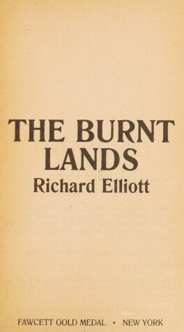 Book cover for The Burnt Lands