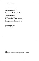 Cover of Politics of Economic Policy in the United States