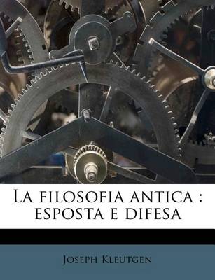 Book cover for La Filosofia Antica