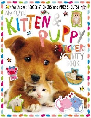 Book cover for Sticker Activity Book My Kitten and Puppy