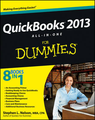 Book cover for QuickBooks 2013 All–in–One For Dummies