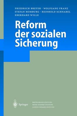 Book cover for Reform Der Sozialen Sicherung