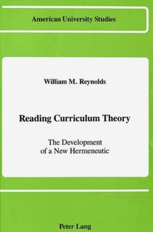 Cover of Reading Curriculum Theory