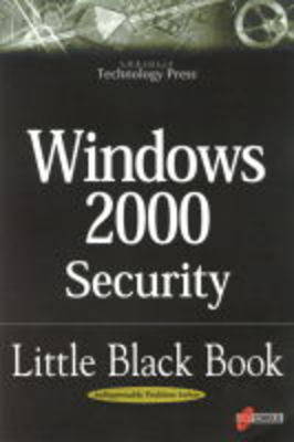 Book cover for Windows 2000 Security Little Black Book