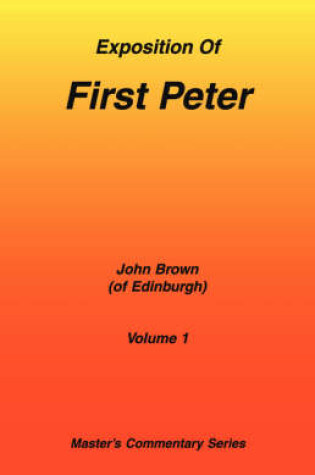 Cover of Commentary on First Peter