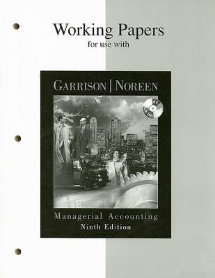 Book cover for Working Papers for Use with Managerial Accounting