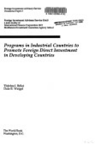 Cover of Programs in Industrial Countries to Promote Foreign Direct Investment in Developing Countries