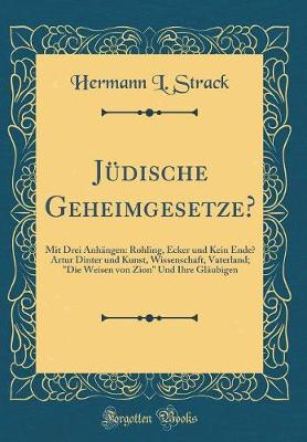 Book cover for Jüdische Geheimgesetze?