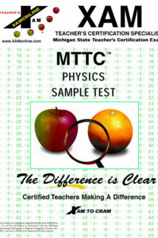 Cover of Mttc Physics Sample Test