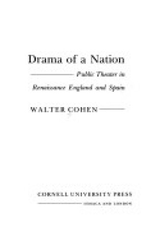 Cover of Drama of a Nation