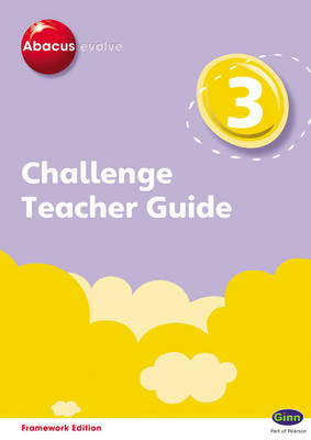 Book cover for Abacus Evolve Challenge Year 3 Teacher Guide with I-Planner Online Module