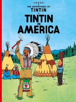 Book cover for Tintin in America