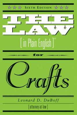 Book cover for The Law (in Plain English) for Crafts