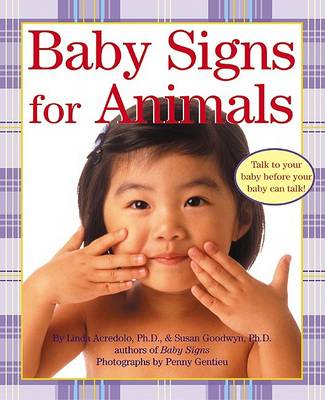 Book cover for Baby Signs for Animals Board Book