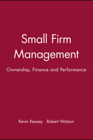 Cover of Small Firm Management