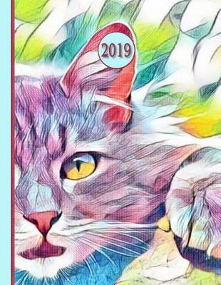 Book cover for 2019 Planner; Cat Closeup