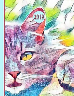 Cover of 2019 Planner; Cat Closeup