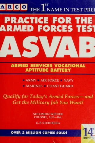 Cover of Asvab: Practice Armed Forces Test