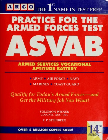 Book cover for Asvab: Practice Armed Forces Test