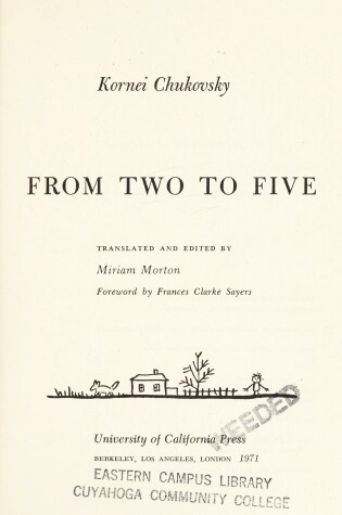 Cover of From Two to Five