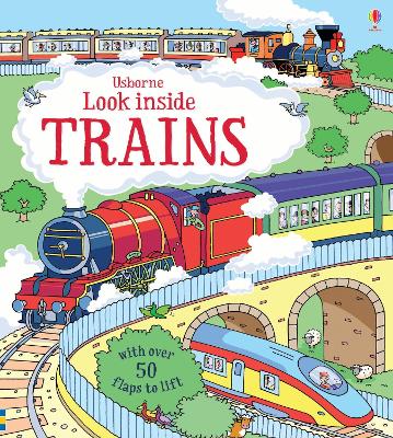 Book cover for Look Inside Trains