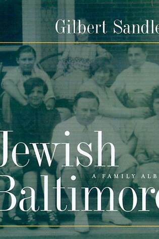 Cover of Jewish Baltimore