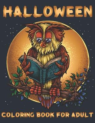 Book cover for Halloween Coloring Books For Adult