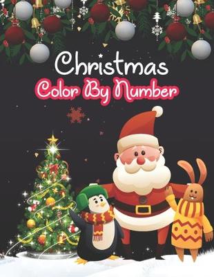 Book cover for Christmas Color By Number