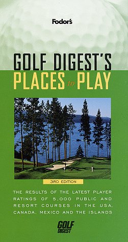 Book cover for "Golf Digest's" Best Places to Play