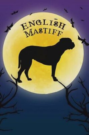 Cover of English Mastiff Notebook Halloween Journal