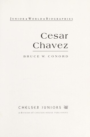 Cover of Cesar Chavez (Jr Hispanic)(Oop)