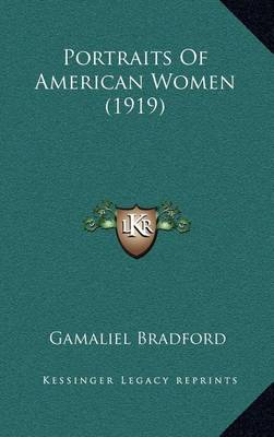 Book cover for Portraits of American Women (1919)