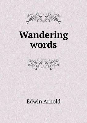 Book cover for Wandering words