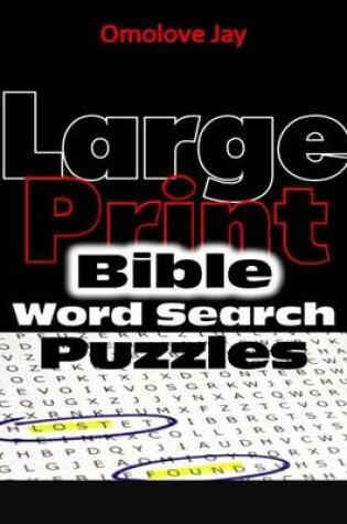 Cover of Large Print Bible Word Search Puzzles