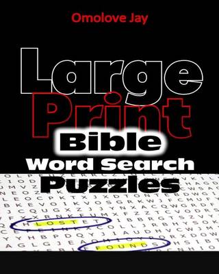 Book cover for Large Print Bible Word Search Puzzles