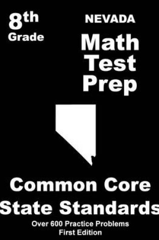 Cover of Nevada 8th Grade Math Test Prep