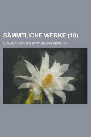 Cover of Sammtliche Werke (10 )