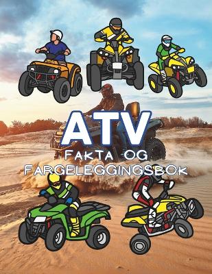 Book cover for ATV-fakta og fargeleggingsbok