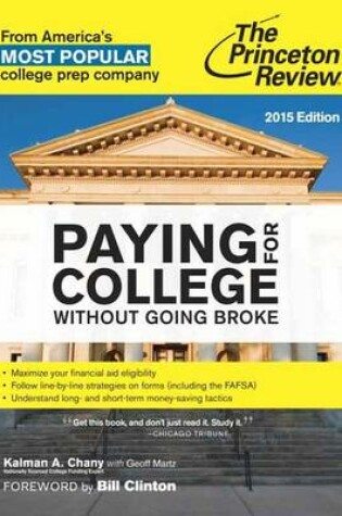 Cover of Paying For College Without Going Broke, 2015 Edition
